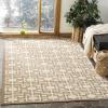 Martha Stewart x SAFAVIEH Outdoor Area Rug Collection – 8′ x 11’2″, Beige & Brown, Weather Resistant & Washable, Ideal for Patio, Backyard, Mudroom, Deck, Dining Space (MSR4281-232)