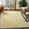 Martha Stewart x SAFAVIEH Outdoor Area Rug Collection – 8′ x 11’2″, Cayenne, Weather Resistant & Washable, Ideal for Patio, Backyard, Mudroom, Deck, Dining Space (MSR4244-231)(Lily Pad)
