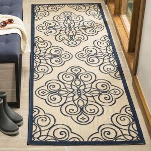 Martha Stewart x SAFAVIEH Outdoor Area Rug Collection – 8′ x 11’2″, Cayenne, Weather Resistant & Washable, Ideal for Patio, Backyard, Mudroom, Deck, Dining Space (MSR4244-231)(Mariner)