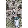 Martha Stewart Acadia Spruce Flocked Tree with 300 LED Lights, 6.5 Feet Tall