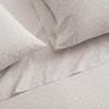 Martha Stewart – Twin Size Sheet Set, Crisp & Tailored Bedding with a Smooth Cotton Percale Feel, Deep Pocket, Bed Sheets with Matching Pillowcase & Fitted Sheet (Dotted Stripe Yellow)(Leaves Beige)