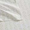 Martha Stewart – Twin Size Sheet Set, Crisp & Tailored Bedding with a Smooth Cotton Percale Feel, Deep Pocket, Bed Sheets with Matching Pillowcase & Fitted Sheet (Dotted Stripe Yellow)(Ditsy Vine Green)