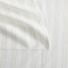 Martha Stewart – Twin Size Sheet Set, Crisp & Tailored Bedding with a Smooth Cotton Percale Feel, Deep Pocket, Bed Sheets with Matching Pillowcase & Fitted Sheet (Dotted Stripe Yellow)(Francesca Stripe Beige)