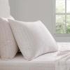 Martha Stewart – Twin Size Sheet Set, Crisp & Tailored Bedding with a Smooth Cotton Percale Feel, Deep Pocket, Bed Sheets with Matching Pillowcase & Fitted Sheet (Dotted Stripe Yellow)(Ditsy Vine Pink)
