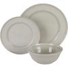 Martha Stewart Portillo 12 Piece Reactive Stoneware Dinnerware Set – Sharkey Gray