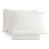 Martha Stewart – Twin Size Sheet Set, Crisp & Tailored Bedding with a Smooth Cotton Percale Feel, Deep Pocket, Bed Sheets with Matching Pillowcase & Fitted Sheet (Dotted Stripe Yellow)(Dottie Stripe Yellow)
