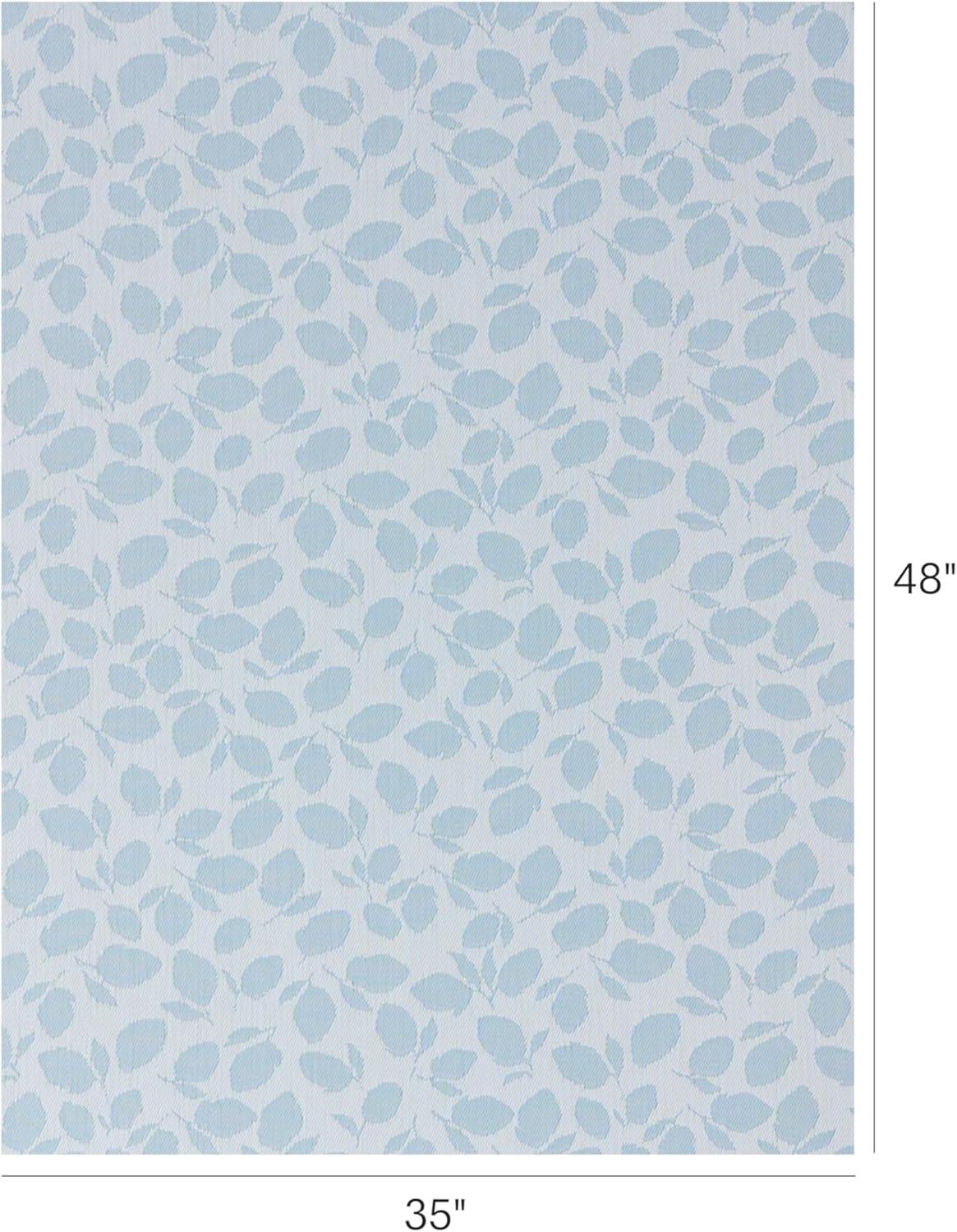 image:imageChilewich Martha by Martha Stewart Lemon Leaves Rug Premium IndoorOutdoor Rectangle Rug for Entryway Kitchen Dining Room Patio NonSlip Backing Marigold 111 x 3Robins Egg