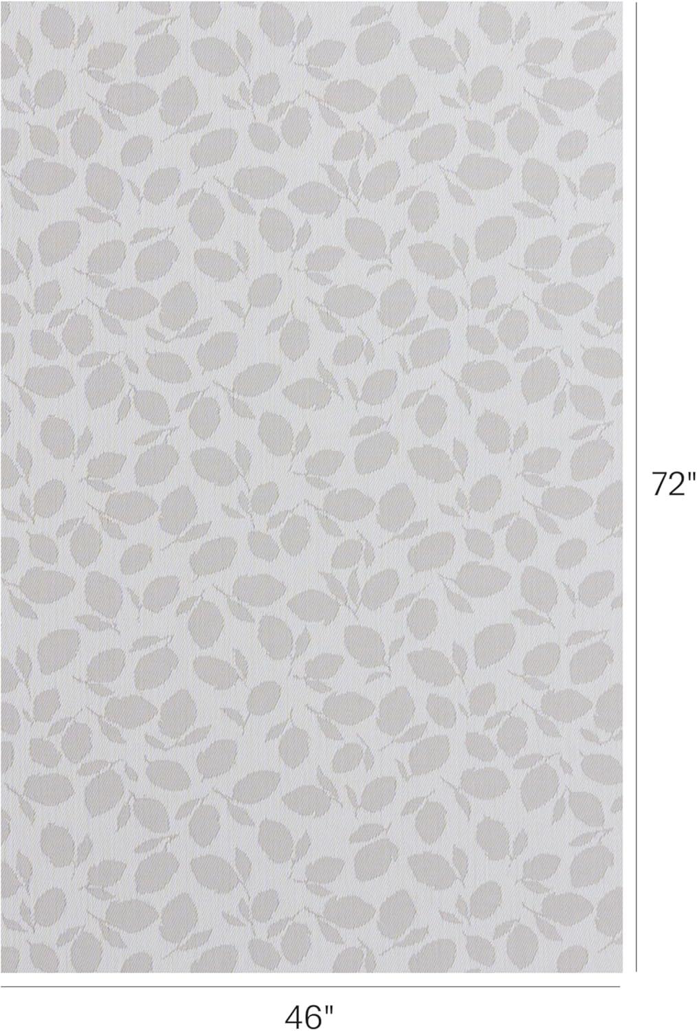 image:imageChilewich Martha by Martha Stewart Lemon Leaves Rug Premium IndoorOutdoor Rectangle Rug for Entryway Kitchen Dining Room Patio NonSlip Backing Marigold 111 x 3Steel Wool