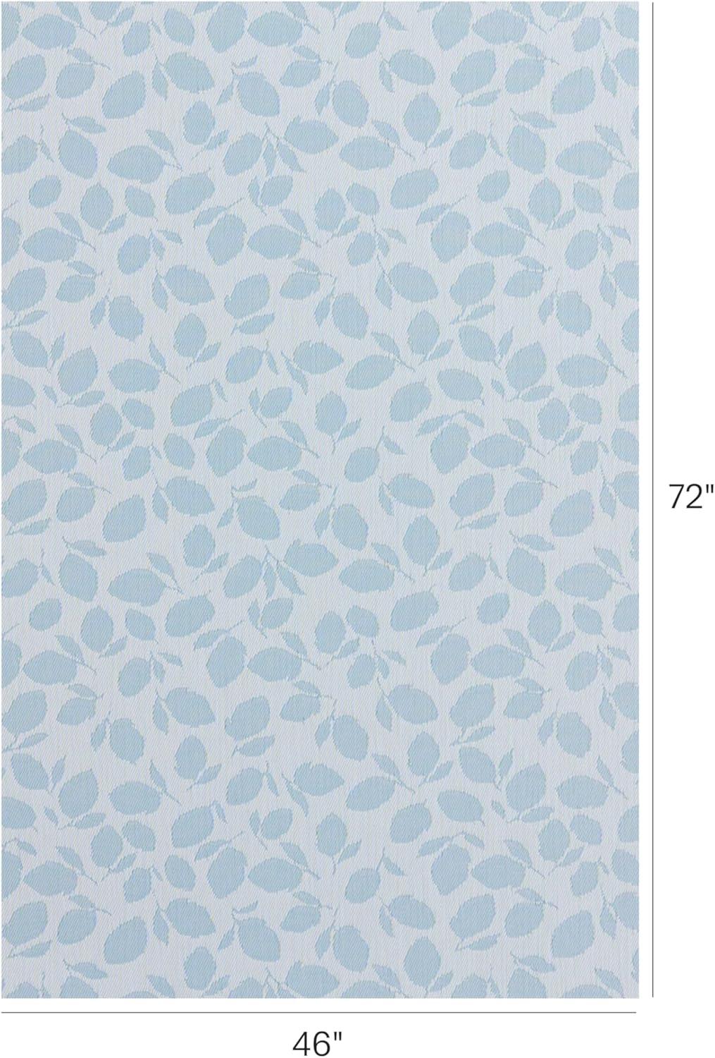 image:imageChilewich Martha by Martha Stewart Lemon Leaves Rug Premium IndoorOutdoor Rectangle Rug for Entryway Kitchen Dining Room Patio NonSlip Backing Marigold 111 x 3Robins Egg