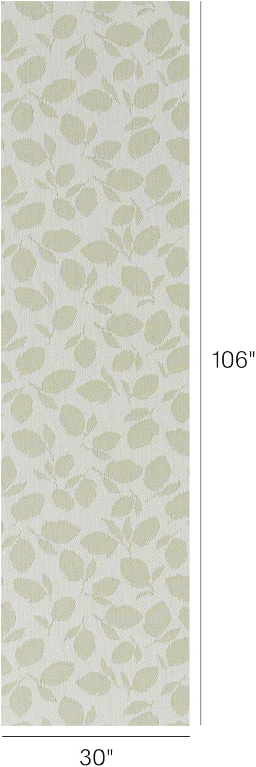 image:imageChilewich Martha by Martha Stewart Lemon Leaves Rug Premium IndoorOutdoor Rectangle Rug for Entryway Kitchen Dining Room Patio NonSlip Backing Marigold 111 x 3Sprout