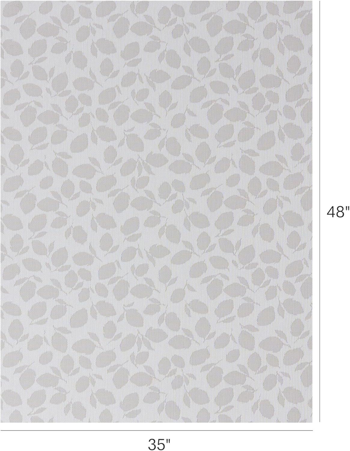 image:imageChilewich Martha by Martha Stewart Lemon Leaves Rug Premium IndoorOutdoor Rectangle Rug for Entryway Kitchen Dining Room Patio NonSlip Backing Marigold 111 x 3Steel Wool