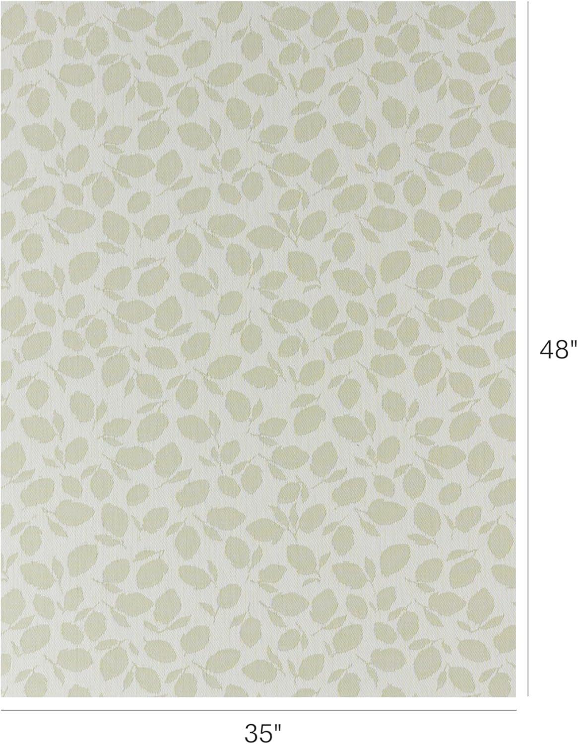 image:imageChilewich Martha by Martha Stewart Lemon Leaves Rug Premium IndoorOutdoor Rectangle Rug for Entryway Kitchen Dining Room Patio NonSlip Backing Marigold 111 x 3Sprout