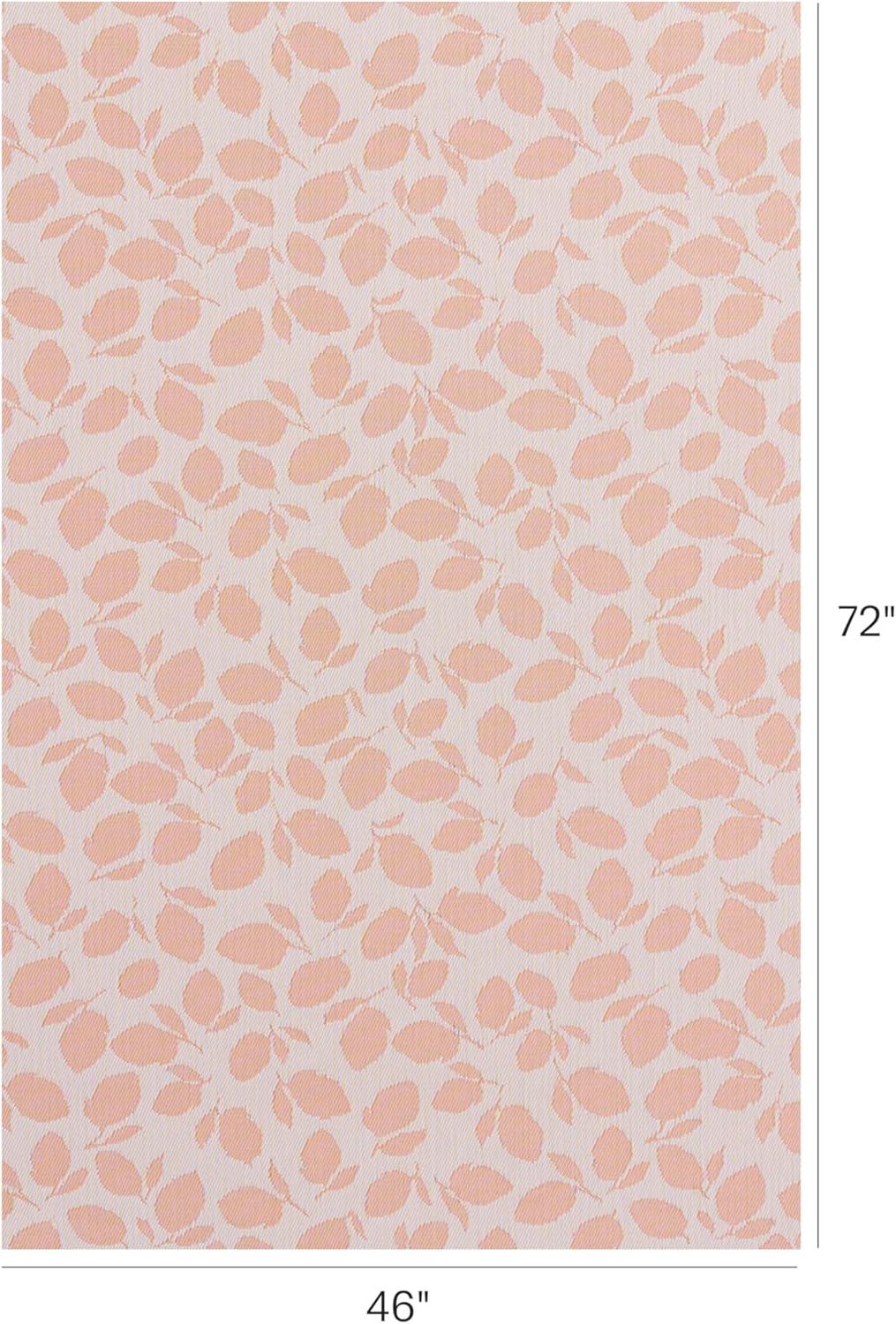 image:imageChilewich Martha by Martha Stewart Lemon Leaves Rug Premium IndoorOutdoor Rectangle Rug for Entryway Kitchen Dining Room Patio NonSlip Backing Marigold 111 x 3Marigold