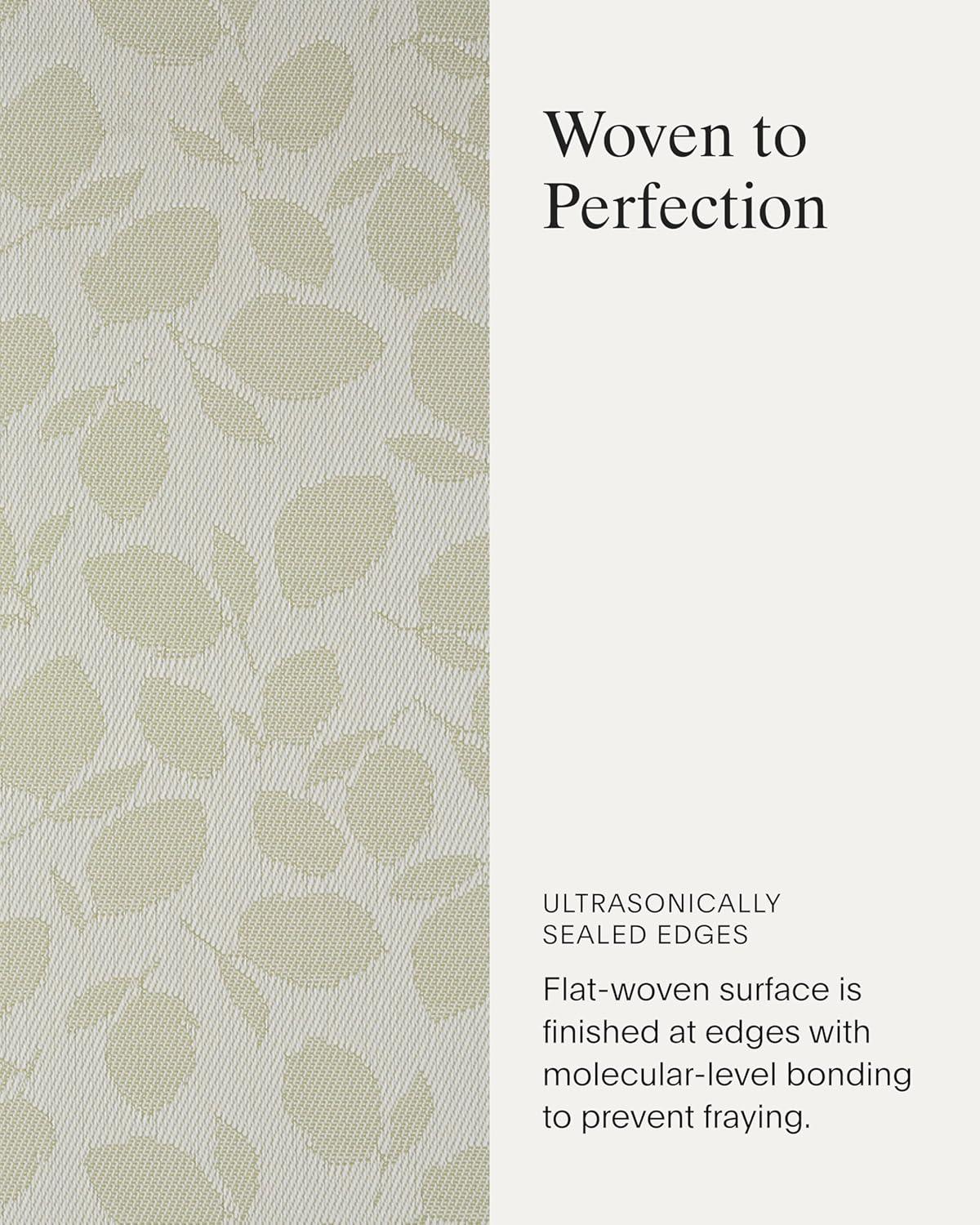 image:imageMartha by Martha Stewart Chilewich Lemon Leaves Round Woven Placemats 15 Dining Table Mats Reusable StainResistant IndoorOutdoor Tabletop Protection SproutSprout