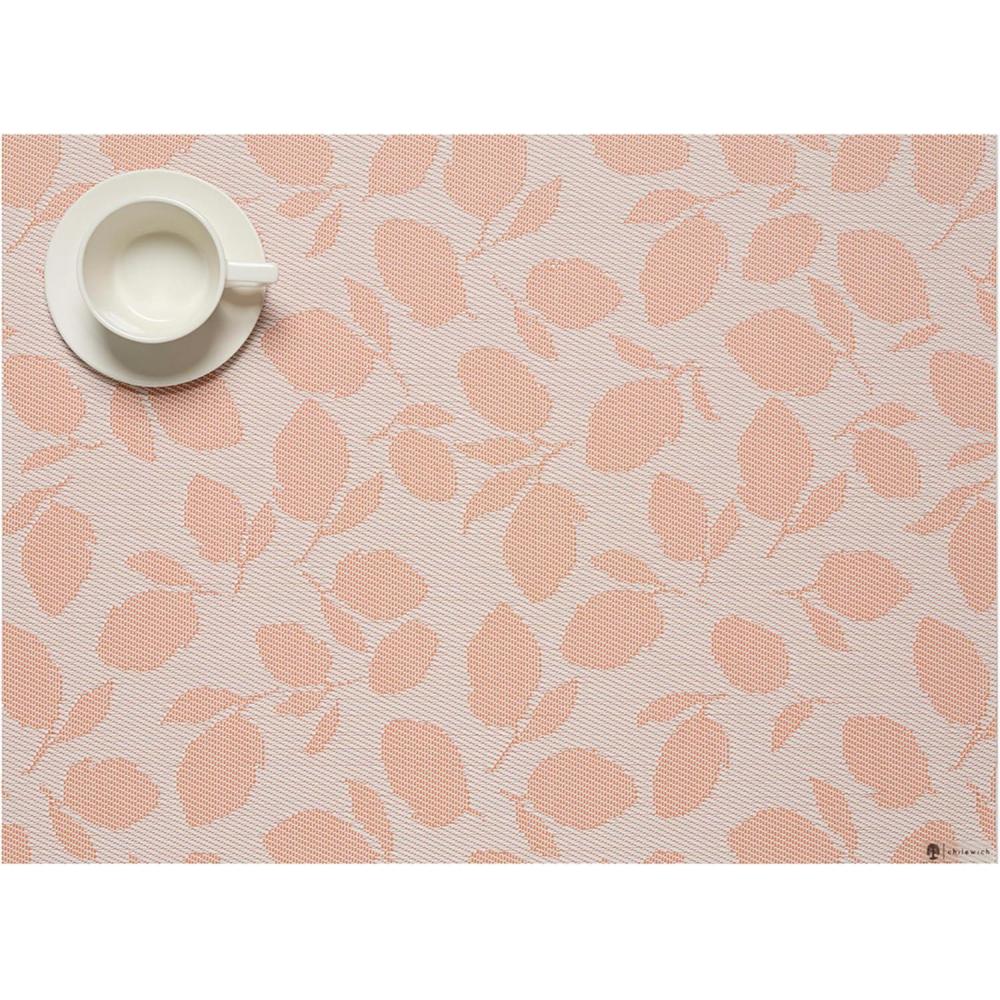 image:imageMartha by Martha Stewart Chilewich Lemon Leaves Round Woven Placemats 15 Dining Table Mats Reusable StainResistant IndoorOutdoor Tabletop Protection SproutMarigold