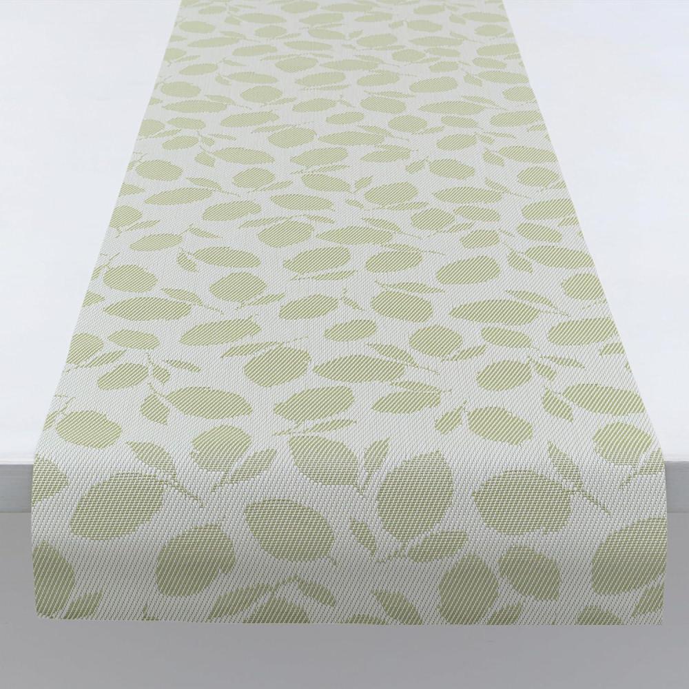 image:imageMartha by Martha Stewart Chilewich Lemon Leaves Woven Table Runner Reusable StainResistant IndoorOutdoor Dining Table Decorations 14 x 72 Robins EggSprout