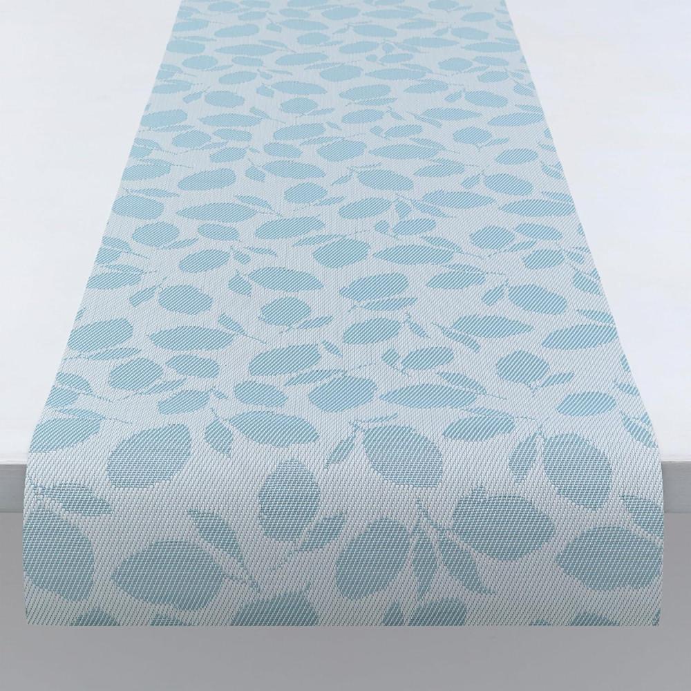 image:imageMartha by Martha Stewart Chilewich Lemon Leaves Woven Table Runner Reusable StainResistant IndoorOutdoor Dining Table Decorations 14 x 72 Robins EggRobins Egg
