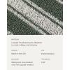 Chilewich Martha by Martha Stewart Boardwalk Stripe Shag Mat – Premium Indoor/Outdoor Runner Rug for Entryway, Kitchen, Dining Room, Bathroom, Patio – Waterproof Backing – Walnut – 2’x 6′(Fern)