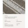 Chilewich Martha by Martha Stewart Boardwalk Stripe Shag Mat – Premium Indoor/Outdoor Runner Rug for Entryway, Kitchen, Dining Room, Bathroom, Patio – Waterproof Backing – Walnut – 2’x 6′(Walnut)