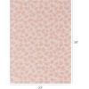 Chilewich Martha by Martha Stewart Lemon Leaves Rug – Premium Indoor/Outdoor Rectangle Rug for Entryway, Kitchen, Dining Room, Patio – Non-Slip Backing – Marigold – 1’11” x 3’(Marigold)