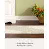 Chilewich Martha by Martha Stewart Lemon Leaves Rug – Premium Indoor/Outdoor Rectangle Rug for Entryway, Kitchen, Dining Room, Patio – Non-Slip Backing – Marigold – 1’11” x 3’(Sprout)