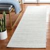 Martha Stewart x SAFAVIEH Area Rug Collection – 8′ x 10′, Beige & Ivory, Handmade Wool, Ideal for Living Room, Bedroom, Office, Dining Space (MSR9675B)(Light Blue / Ivory)