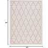 Martha Stewart x SAFAVIEH Outdoor Area Rug Collection – 8′ x 10′, Ivory & Light Grey, Weather Resistant & Washable, Ideal for Patio, Backyard, Mudroom, Deck, Dining Space (MSRO805A)(Ivory/Light Grey)