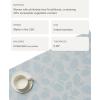 Martha by Martha Stewart | Chilewich Lemon Leaves Round Woven Placemats – 15” Dining Table Mats – Reusable, Stain-Resistant, Indoor/Outdoor Tabletop Protection – Sprout(Robins Egg)