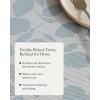 Martha by Martha Stewart | Chilewich Lemon Leaves Round Woven Placemats – 15” Dining Table Mats – Reusable, Stain-Resistant, Indoor/Outdoor Tabletop Protection – Sprout(Robins Egg)