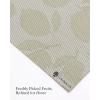 Martha by Martha Stewart | Chilewich Lemon Leaves Woven Table Runner – Reusable, Stain-Resistant, Indoor/Outdoor Dining Table Decorations – 14″ x 72″ – Robins Egg(Sprout)