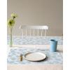 Martha by Martha Stewart | Chilewich Lemon Leaves Woven Table Runner – Reusable, Stain-Resistant, Indoor/Outdoor Dining Table Decorations – 14″ x 72″ – Robins Egg(Robins Egg)
