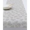 Martha by Martha Stewart | Chilewich Lemon Leaves Woven Table Runner – Reusable, Stain-Resistant, Indoor/Outdoor Dining Table Decorations – 14″ x 72″ – Robins Egg(Steel Wool)