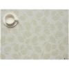 Martha by Martha Stewart | Chilewich Lemon Leaves Round Woven Placemats – 15” Dining Table Mats – Reusable, Stain-Resistant, Indoor/Outdoor Tabletop Protection – Sprout(Sprout)