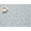 Martha by Martha Stewart | Chilewich Lemon Leaves Round Woven Placemats – 15” Dining Table Mats – Reusable, Stain-Resistant, Indoor/Outdoor Tabletop Protection – Sprout(Robins Egg)