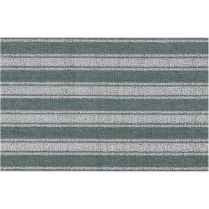 Chilewich Martha by Martha Stewart Boardwalk Stripe Shag Mat – Premium Indoor/Outdoor Runner Rug for Entryway, Kitchen, Dining Room, Bathroom, Patio – Waterproof Backing – Walnut – 2’x 6′(Seaside)