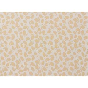 Chilewich Martha by Martha Stewart Lemon Leaves Rug – Premium Indoor/Outdoor Rectangle Rug for Entryway, Kitchen, Dining Room, Patio – Non-Slip Backing – Marigold – 1’11” x 3’(Goldenrod)