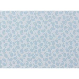 Chilewich Martha by Martha Stewart Lemon Leaves Rug – Premium Indoor/Outdoor Rectangle Rug for Entryway, Kitchen, Dining Room, Patio – Non-Slip Backing – Marigold – 1’11” x 3’(Robins Egg)