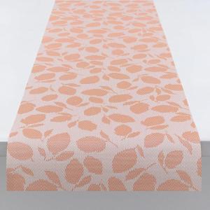 Martha by Martha Stewart | Chilewich Lemon Leaves Woven Table Runner – Reusable, Stain-Resistant, Indoor/Outdoor Dining Table Decorations – 14″ x 72″ – Robins Egg(Marigold)