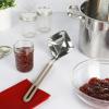 Martha Stewart Sprucedale Stainless Steel 13.5″ Rhombus Ladle Spoon With Long Silicone Handle