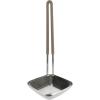 Martha Stewart Sprucedale Stainless Steel 13.5″ Rhombus Ladle Spoon With Long Silicone Handle
