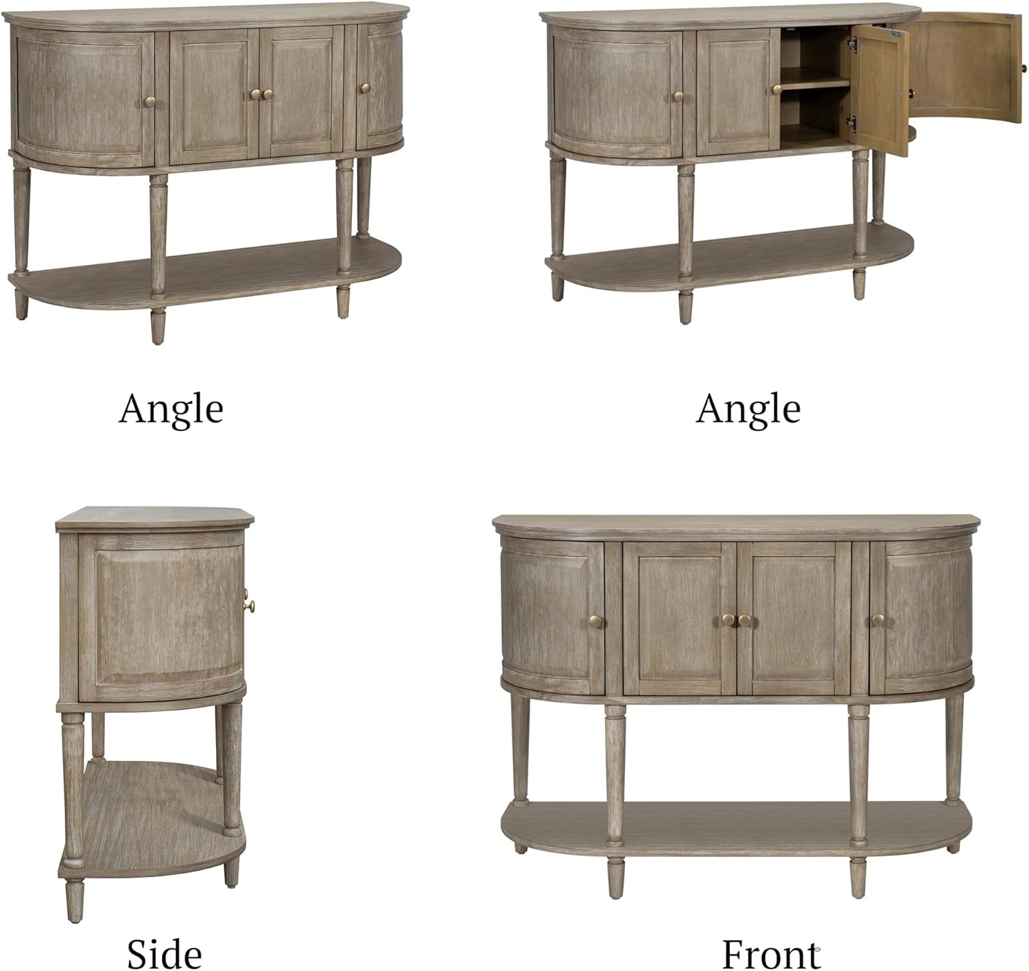 image:imageMartha Stewart Ayanna Accent Cabinet Storage for Living Room Accent Chest with Adjustable Inner Shelf Living Room Storage Chest with Shelf Farmhouse Living Room Cabinet 34 H Reclaimed Wheat