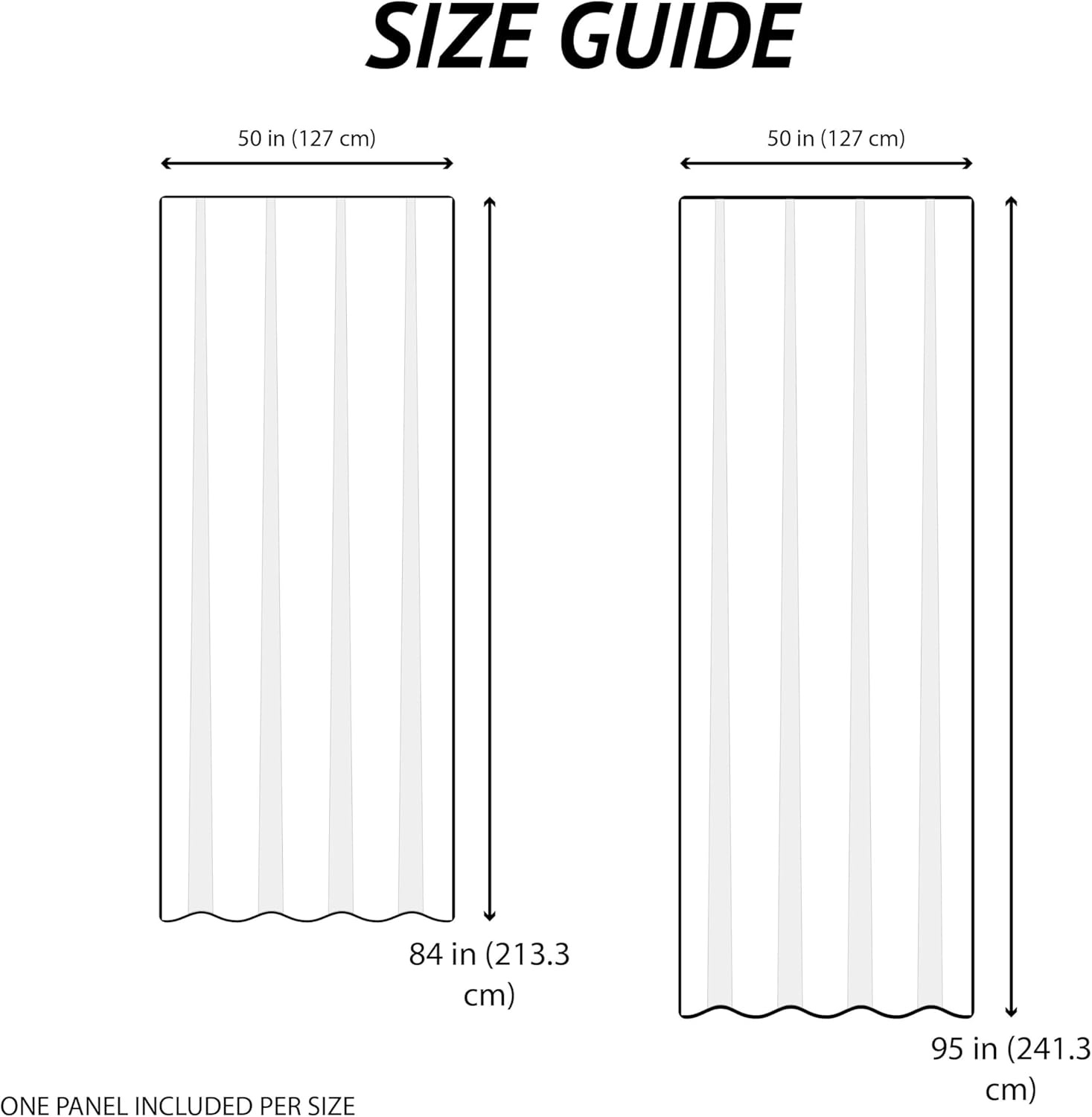 image:imageMartha Stewart Botanical Sheer Window Curtains 50 x 95 Set of 2 Rod Pocket Curtain Panels for Living Room White Grey Central ParkMulti Grey